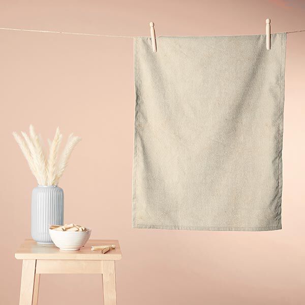Kuschelfrottee Bambus Uni – sand | Reststück 100cm