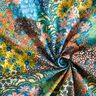 Beschichtete Baumwolle Blumenmeer – ozeanblau/terracotta,  thumbnail number 4