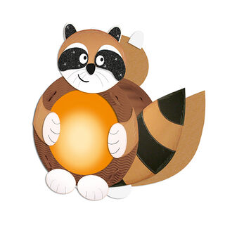 Laternen-Bastelset Waschbär, 