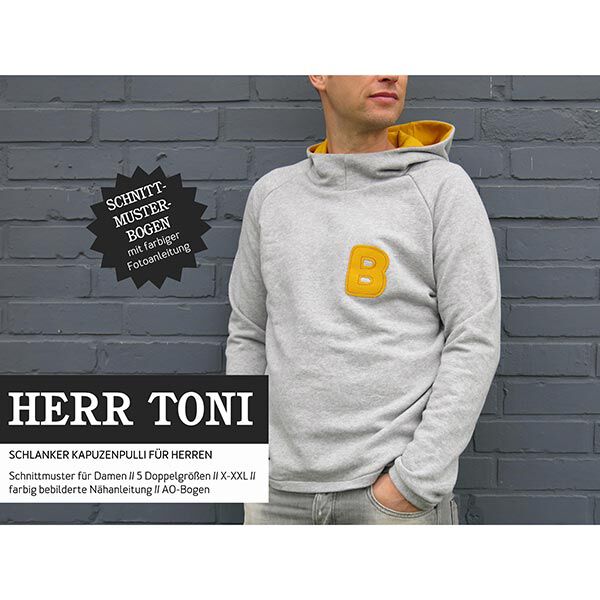HERR TONI Kapuzensweater Teens & Herren | Studio Schnittreif | 42-60,  image number 1