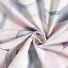 Dekostoff Halbpanama abstrakte Ringe – pastellflieder/blau,  thumbnail number 3