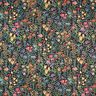 Dekostoff Gobelin kleine Blümchen – schwarz,  thumbnail number 1