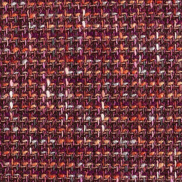 Bouclé Schurwoll-Mix Lurex – merlot, image number 1