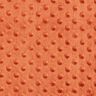 Kuschelfleece geprägte Punkte – terracotta,  thumbnail number 1