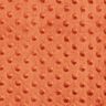 Kuschelfleece geprägte Punkte – terracotta,  thumbnail number 1