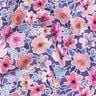 Baumwollpopeline Blumen | Poppy Fabrics – rotlila,  thumbnail number 2