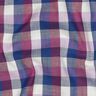 Baumwollstoff Karo bunt gewebt &ndash; rotlila,  thumbnail number 2