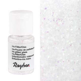 Iris-Flitter [ 10 ml ] | Rayher – weiss, 