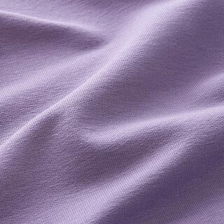Leichter French Terry Uni – pastellflieder, 