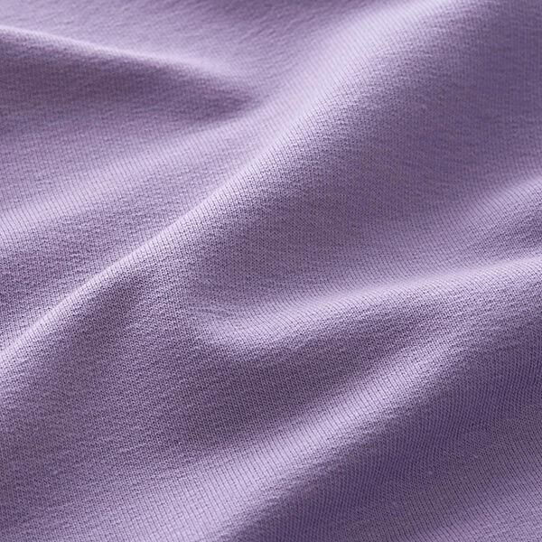 Leichter French Terry Uni – pastellflieder | Reststück 100cm