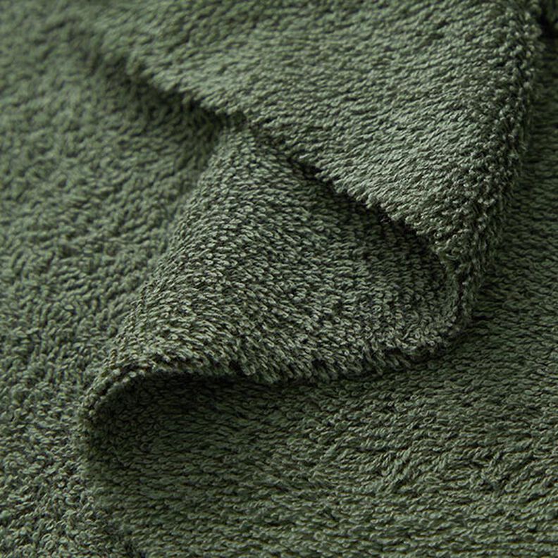 Frotteestoff – dunkeloliv,  image number 4