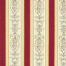 Möbelstoff Jacquard Biedermeier Streifen – creme/rot,  thumbnail number 1