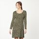 Viskosejersey Leopunkte – khaki/schwarz,  thumbnail number 6