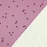 Rippenjersey verstreute Herzen | Poppy Fabrics – pastellviolett/merlot,  thumbnail number 4