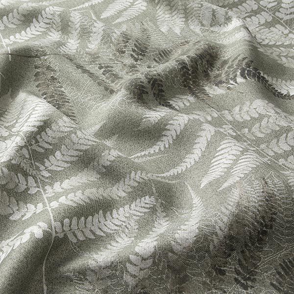 Verdunkelungsstoff Farn – khaki | Reststück 100cm