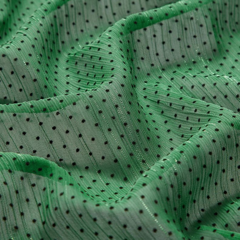 Chiffon Glitzerstreifen und Pünktchen – grün,  image number 2