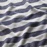 Jersey Glitzer Querstreifen – hellgrau/marineblau,  thumbnail number 2