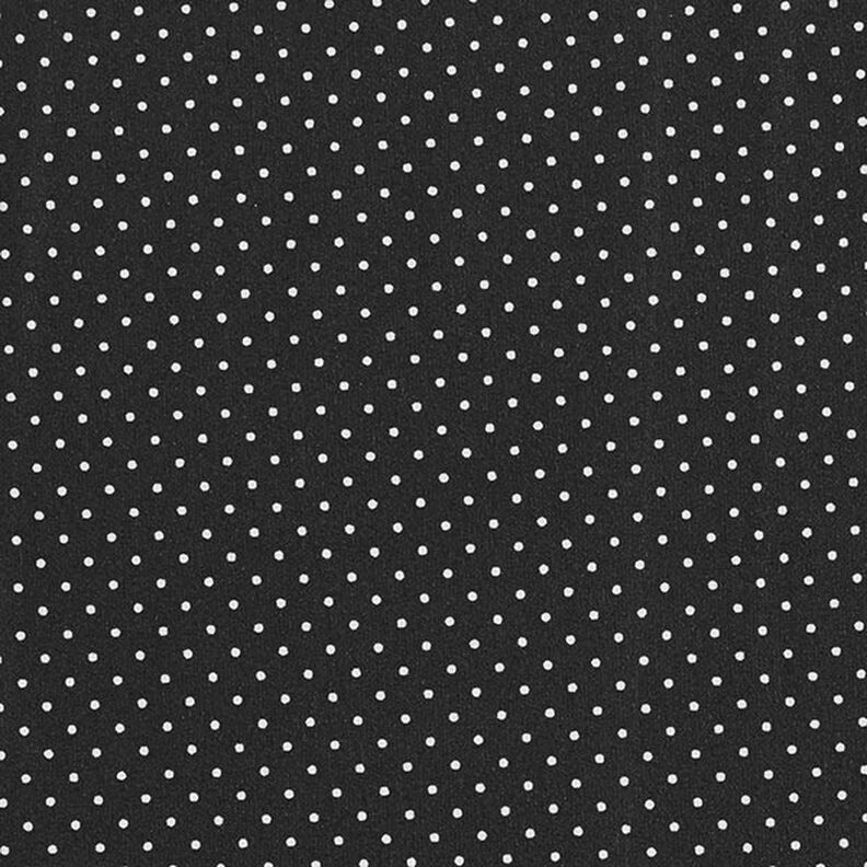 Beschichtete Baumwolle kleine Punkte – schwarz,  image number 1