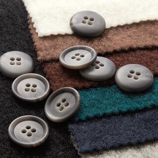 Mantel Knopf Set [ 8-teilig ] – grau, 