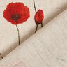 Dekostoff Halbpanama Mohn groß – karminrot/natur,  thumbnail number 4