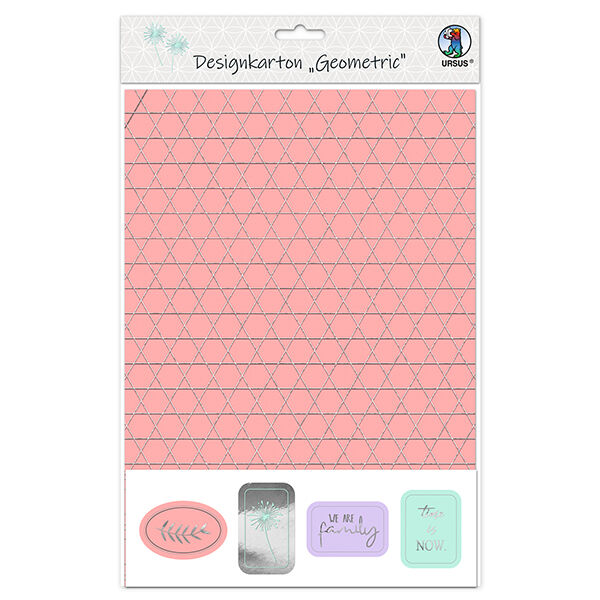 Designkarton mit Stickern Geometric,  image number 3