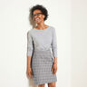 Bouclé Hahnentritt – schwarz/weiss,  thumbnail number 6