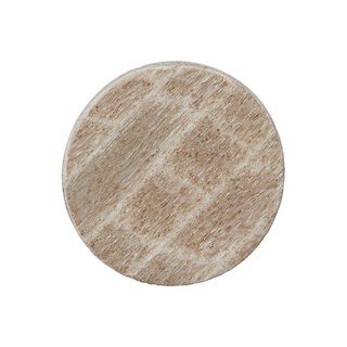 Holz/Metallknopf mit Öse – natur, 