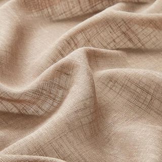 Gardinenstoff Voile Leinenlook 300 cm – düne, 