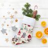 Dekostoff Gobelin weihnachtliche Wichtel – hellbeige/rot,  thumbnail number 8