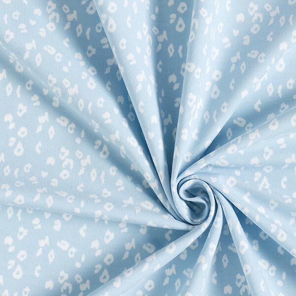 Baumwolljersey mini Leo – hellblau