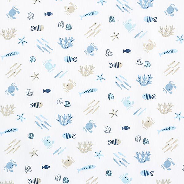 Stoffpaket Popeline Baby – blau, image number 7
