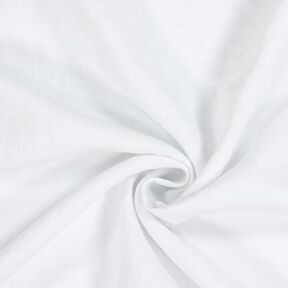 Leinenstoff Ramie-Mix stonewashed, schwere Qualität – weiss, 