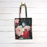 Dekostoff Gobelin Blumen-Bouquet – schwarz/karminrot,  thumbnail number 8
