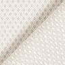 Dekostoff Jacquard kleine Rauten – dunkelbeige,  thumbnail number 3