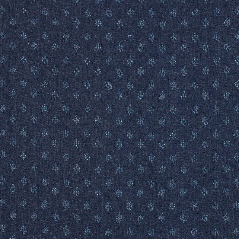 Denim Baumwoll-Mix Dobby – nachtblau,  image number 1