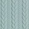 Jerseyjacquard Cloqué Zopfmuster – mint,  thumbnail number 1