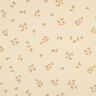 GOTS Rippenjersey Streubl&uuml;mchen | Poppy Fabrics &ndash; creme/rehbraun,  thumbnail number 1