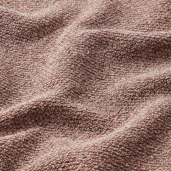 Strickbouclé Melange – dunkelaltrosa, image number 2