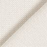Dekostoff Jacquard dezentes Chevron – dunkelbeige,  thumbnail number 3