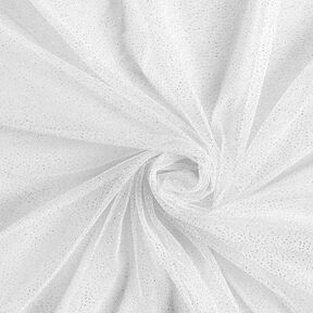 Glitzertüll Royal – weiss/silber, 