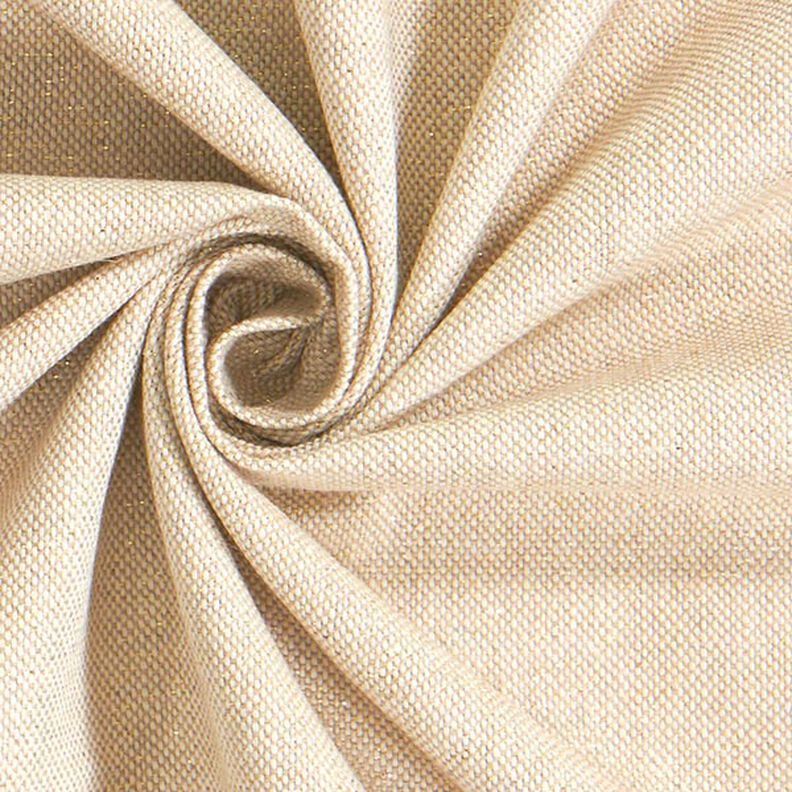 Halbpanama Lurex uni – natur, image number 2