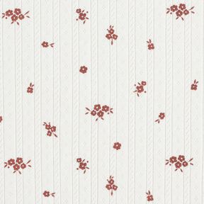 Ajour Baumwolljersey Landhausblumen – elfenbein, 