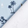 Baumwolljersey Hawaii Feeling – silberblau | Reststück 60cm,  thumbnail number 4