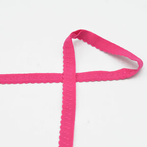 Elastisches Einfassband Spitze [20 mm] – intensiv pink, 