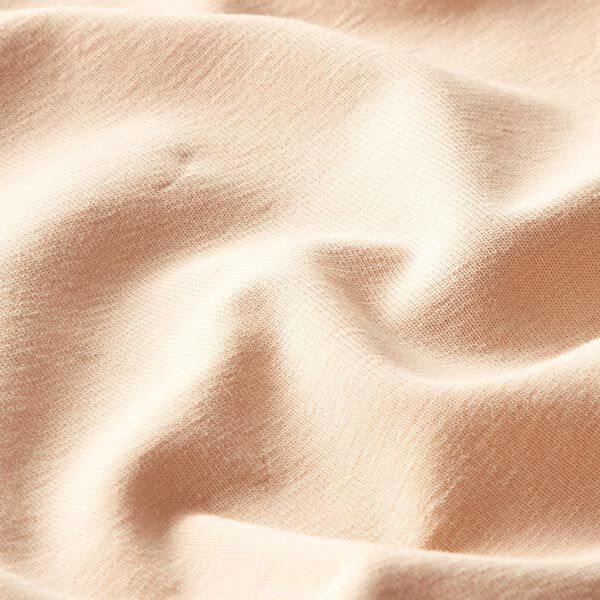 GOTS Baumwolljersey | Tula – sand | Reststück 50cm