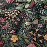 Dekostoff Gobelin Blumen-Kacheln – schwarz,  thumbnail number 2