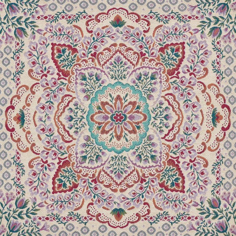 Dekopanel Gobelin großes Mandala – pastellviolett/hellbeige,  image number 1