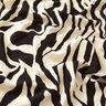 Viskose-Crêpe Zebra-Muster – schwarz/elfenbein,  thumbnail number 2