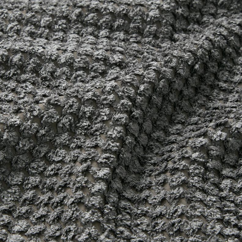 Polsterstoff weiches Strukturmuster – steingrau,  image number 2