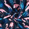 Baumwolljersey Flamingo | Glitzerpüppi – nachtblau/hellrosa,  thumbnail number 3